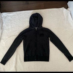 Roots Dark Salt&Pepper Zip Up